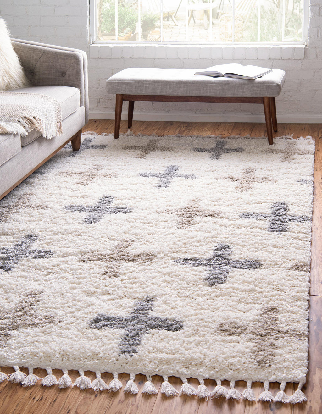 Coleman - Moderner Nordischer Shaggy-Teppich