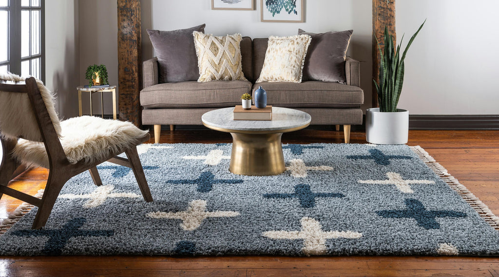 Coleman - Moderner Nordischer Shaggy-Teppich