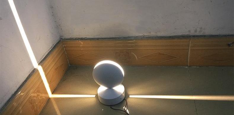 Runde Wandmontierte LED-Lampe
